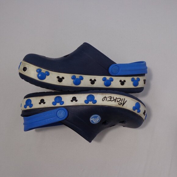 Crocs Kids' Disney Mickey Mouse Blue Clogs Size 12 C 13 - Picture 3 of 6